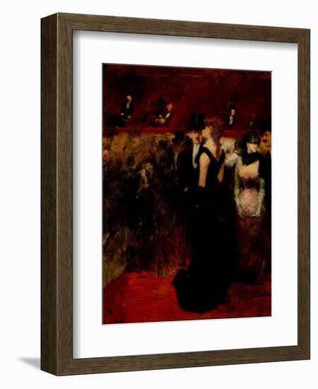 Ball At the Paris Opera-Jean-Louis Forain-Framed Giclee Print