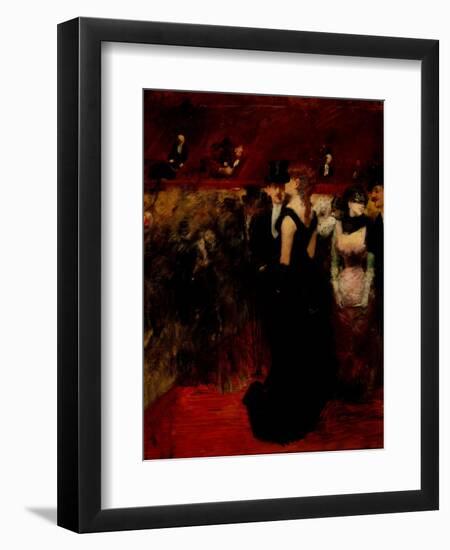 Ball At the Paris Opera-Jean-Louis Forain-Framed Giclee Print