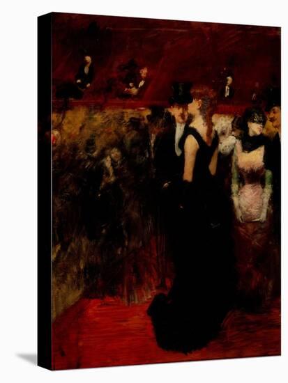 Ball At the Paris Opera-Jean-Louis Forain-Stretched Canvas