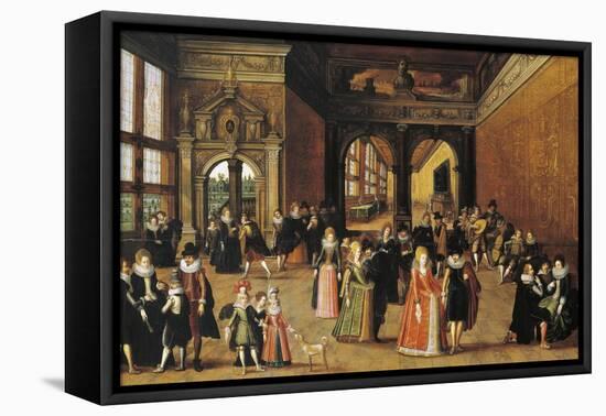 Ball at Time of Henry IV-Louis De Caulery-Framed Stretched Canvas