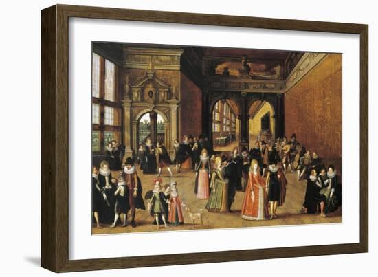 Ball at Time of Henry IV-Louis De Caulery-Framed Giclee Print