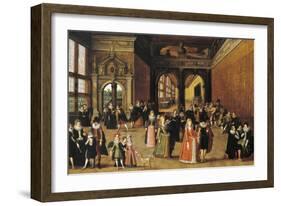 Ball at Time of Henry IV-Louis De Caulery-Framed Giclee Print