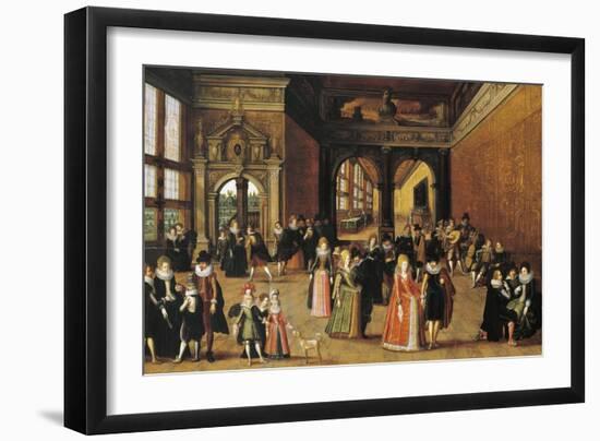 Ball at Time of Henry IV-Louis De Caulery-Framed Giclee Print