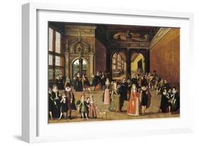 Ball at Time of Henry IV-Louis De Caulery-Framed Giclee Print