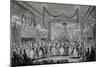 Ball at Versailles for Carnival of 1763, France-null-Mounted Giclee Print