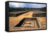 Ball Court at Teotenango-Danny Lehman-Framed Stretched Canvas