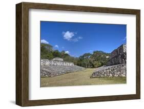 Ball Court, Ek Balam, Mayan Archaeological Site, Yucatan, Mexico, North America-Richard Maschmeyer-Framed Photographic Print