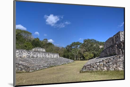 Ball Court, Ek Balam, Mayan Archaeological Site, Yucatan, Mexico, North America-Richard Maschmeyer-Mounted Photographic Print