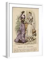 Ball Dress 1891-null-Framed Art Print