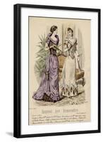 Ball Dress 1891-null-Framed Art Print