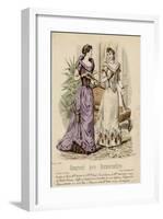 Ball Dress 1891-null-Framed Art Print