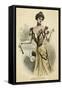 Ball Dress 1899-null-Framed Stretched Canvas