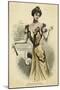 Ball Dress 1899-null-Mounted Art Print