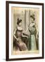 Ball Dresses 1899-null-Framed Art Print