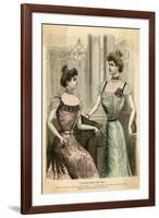 Ball Dresses 1899-null-Framed Premium Giclee Print