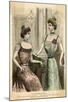 Ball Dresses 1899-null-Mounted Premium Giclee Print