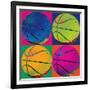 Ball Four-Basketball-Hugo Wild-Framed Art Print