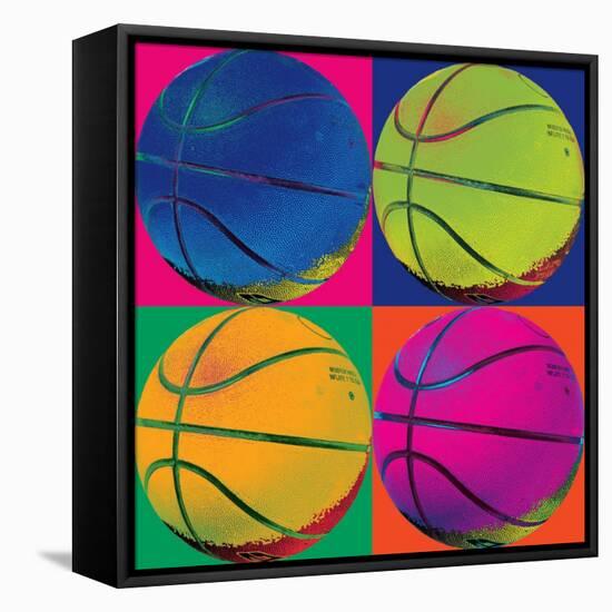 Ball Four-Basketball-Hugo Wild-Framed Stretched Canvas