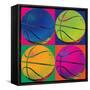 Ball Four-Basketball-Hugo Wild-Framed Stretched Canvas