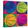 Ball Four-Basketball-Hugo Wild-Stretched Canvas