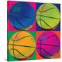 Ball Four-Basketball-Hugo Wild-Stretched Canvas