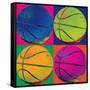 Ball Four-Basketball-Hugo Wild-Framed Stretched Canvas