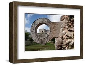 Ball Game Ring Uxmal Yucatan-null-Framed Art Print