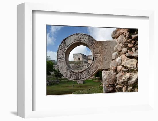 Ball Game Ring Uxmal Yucatan-null-Framed Art Print