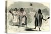 Ball Game with the Conibos Peru 1869-null-Stretched Canvas