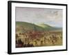 Ball Games in Native American Village-George Catlin-Framed Giclee Print