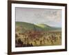 Ball Games in Native American Village-George Catlin-Framed Giclee Print