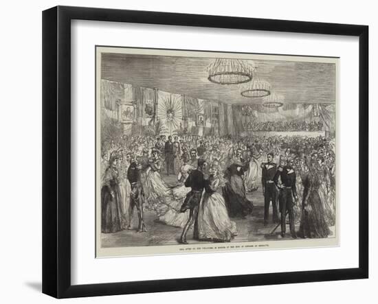 Ball Given by the Icelanders in Honour of the King of Denmark at Reykjavik-Charles Robinson-Framed Giclee Print