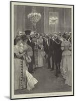 Ball Given to Provincial Mayors and Mayoresses at the Mansion House, the Reception-Amedee Forestier-Mounted Giclee Print