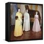 Ball Gowns of Lady Bird Johnson-null-Framed Stretched Canvas