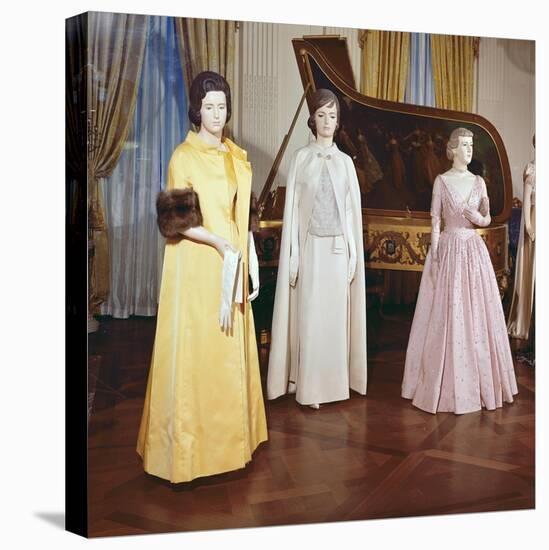 Ball Gowns of Lady Bird Johnson-null-Stretched Canvas