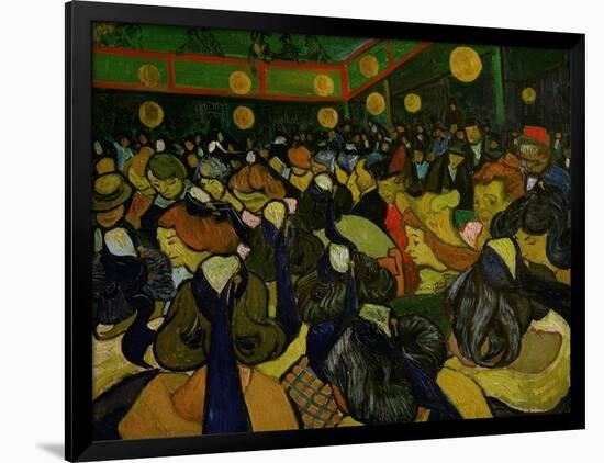 Ball in Arles-Vincent van Gogh-Framed Giclee Print