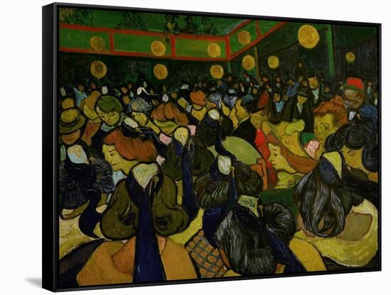 Ball in Arles-Vincent van Gogh-Framed Stretched Canvas