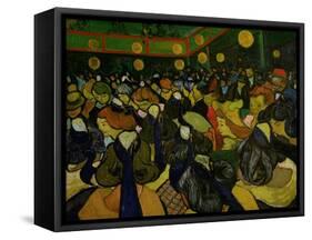 Ball in Arles-Vincent van Gogh-Framed Stretched Canvas