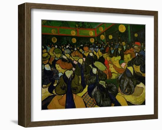 Ball in Arles-Vincent van Gogh-Framed Giclee Print