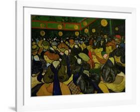 Ball in Arles-Vincent van Gogh-Framed Giclee Print