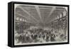 Ball in Honour of President Lincoln in the Great Hall of the Patent Office at Washington-null-Framed Stretched Canvas