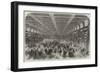 Ball in Honour of President Lincoln in the Great Hall of the Patent Office at Washington-null-Framed Giclee Print