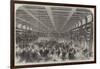 Ball in Honour of President Lincoln in the Great Hall of the Patent Office at Washington-null-Framed Giclee Print