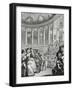 Ball in Paris on Occasion of Birth of Dauphin, France, 18th Century-null-Framed Giclee Print