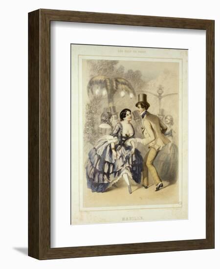 Ball in Paris-Charles Vernier-Framed Giclee Print