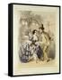 Ball in Paris-Charles Vernier-Framed Stretched Canvas