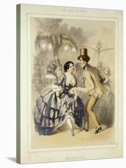 Ball in Paris-Charles Vernier-Stretched Canvas