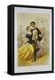 Ball in Paris-Bettanier-Framed Stretched Canvas