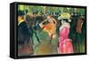 Ball In The Moulin Rouge-Henri de Toulouse-Lautrec-Framed Stretched Canvas