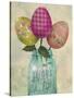 Ball Jar Easter 2c-Margaret Wilson-Stretched Canvas